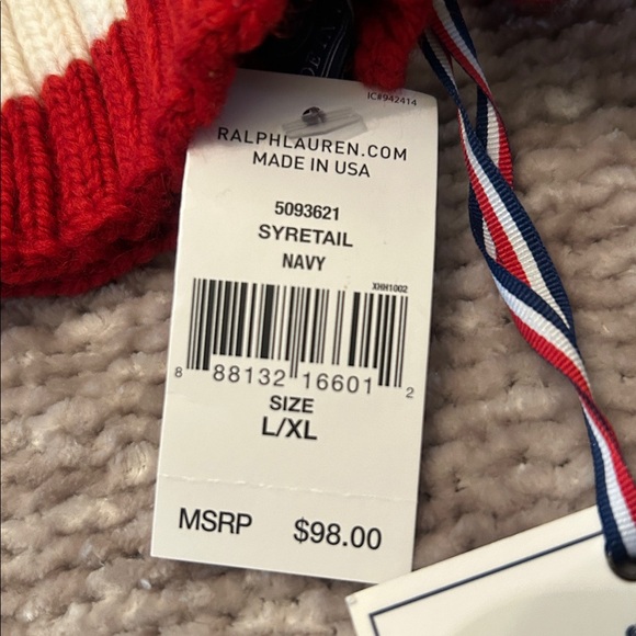 NWT Ralph Lauren USA Winter Olympic Team Knit Mittens Size L/XL - Picture 6 of 6